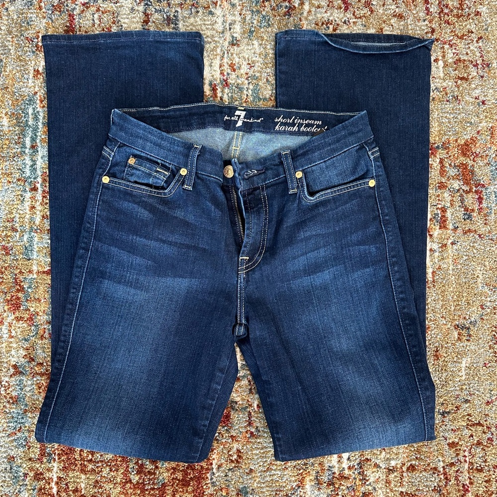 7FAM Short Inseam Karah Bootcut